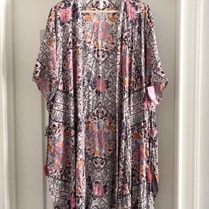 Boho Tassel Duster/Kimono NWT
